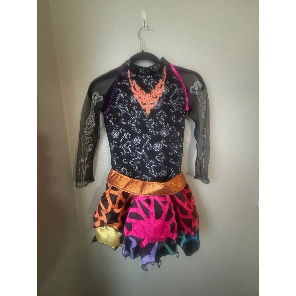 Monster high skelita‎ calaveras costume  Size 8-10